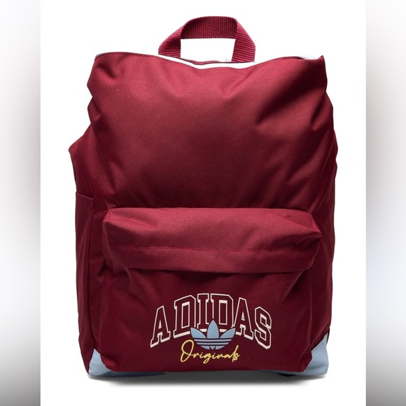Adidas Originals Maroon and Sky Blue Collegiate 19.5 L backpack- NWT - Picture 3 of 11